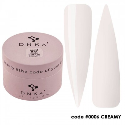 Аcryl Gel DNKa 30 ml no.0006 Creamy (jar) Аcryl Gel DNKa 30 ml no.0006 Creamy (jar)