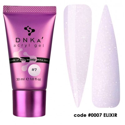 Acryl Gel DNKa 30 ml no.0007 Elixir (tube) Acryl Gel DNKa 30 ml no.0007 Elixir (tube)