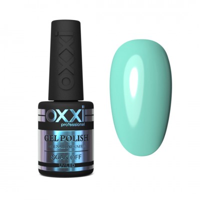 Gel polish OXXI 10 ml 105 gel (light turquoise) Gel polish OXXI 10 ml 105 gel (light turquoise)
