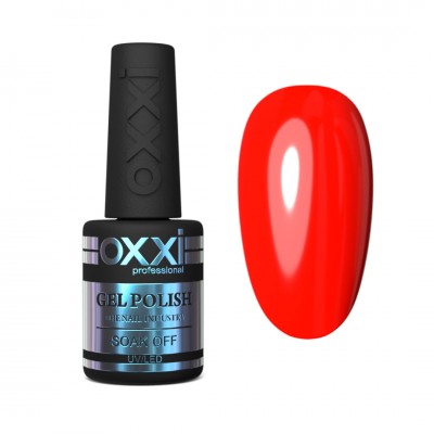 Gel polish OXXI 10 ml 164 (bright red-orange, neon) Gel polish OXXI 10 ml 164 (bright red-orange, neon)