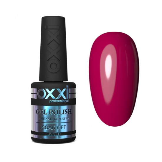 Gel polish OXXI 10 ml 165 (dark crimson-red)