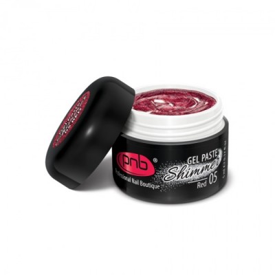 LED Shimmer Gel Paste 05 Red 5 ml           