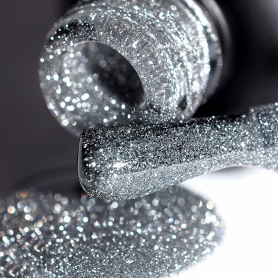  Gel Polish SHOCK EFFECT 01 Silver PNB 8 ml 