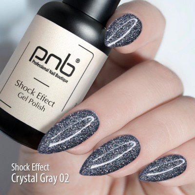  Gel Polish SHOCK EFFECT 02 Crystal PNB 8 ml 