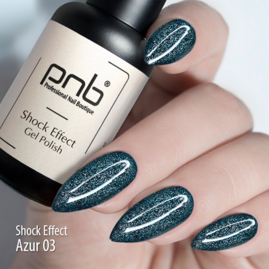 Gel Polish SHOCK EFFECT 03 Azure PNB 8 ml