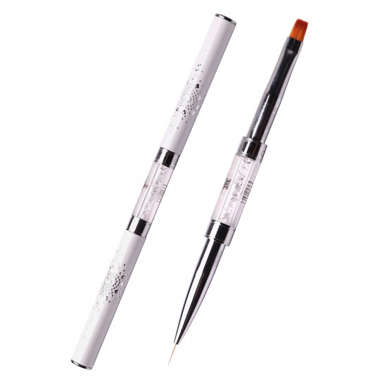 Brush Komilfo Double Gel flat 6 (Nylon)/Liner 9 (Nylon)