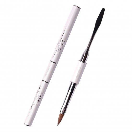 Brush Komilfo Double Metall Spatula/Acrylic 8 (Kolinsky)