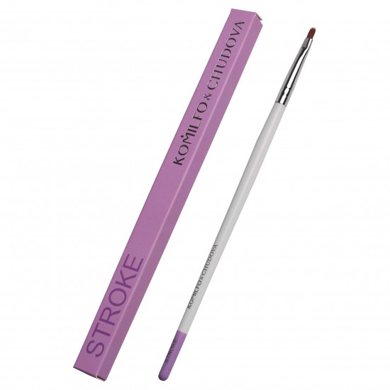 Brush Komilfo&Chudova «Stroke» Kolinsky Oval 2