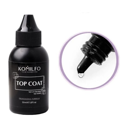 Komilfo No Wipe Top 50 ml NO UV FILTERS Komilfo No Wipe Top 50 ml NO UV FILTERS