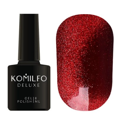 Gel polish Komilfo 9D Cats eye Red 001 8 ml