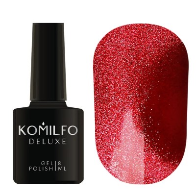 Gel polish Komilfo 9D Cats eye Red 002 8 ml Gel polish Komilfo 9D Cats eye Red 002 8 ml