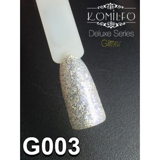 Gel polish G003 8 ml Komilfo Glitter