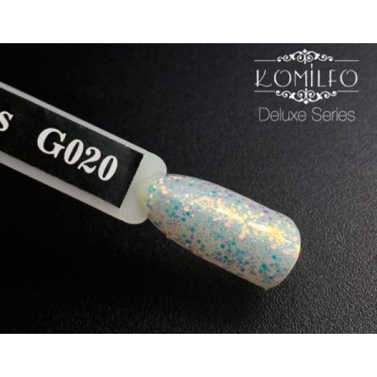 Gel polish G020 8 ml Komilfo Glitter