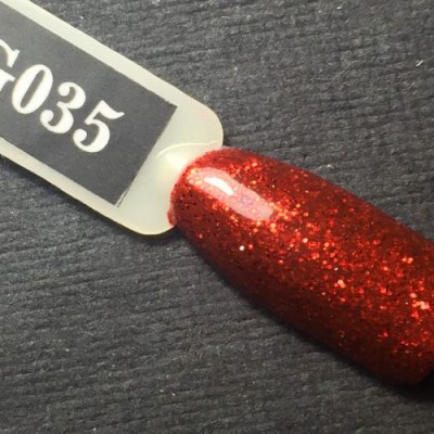 Gel polish G035 8 ml Komilfo Glitter