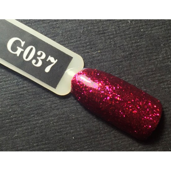 Gel polish G037 8 ml Komilfo Glitter