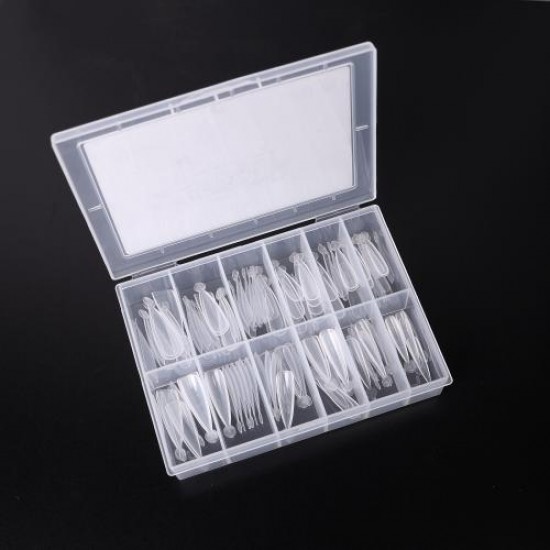 Komilfo Acry Gel Top Nail Forms Almond 120 pcs