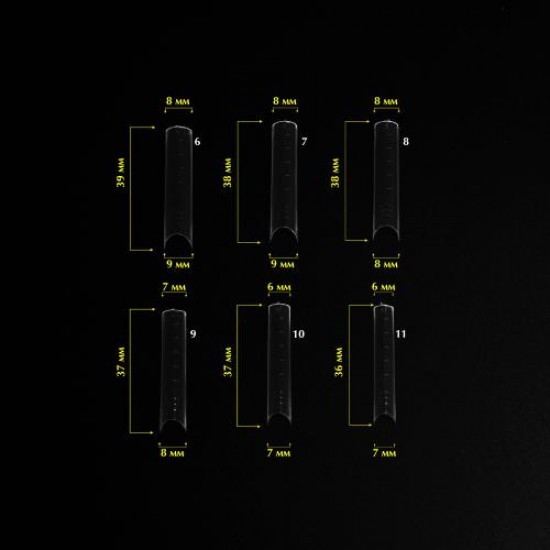 Komilfo Acry Gel Top Nail Forms Arch 120 pcs