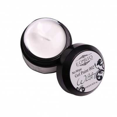 Komilfo No Wipe Gel Paint White 002  5 ml