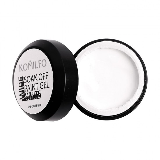 Komilfo White gel paint Wipe 5 ml