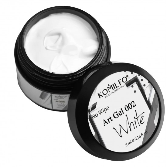Komilfo No Wipe Art Gel White 002 5 ml