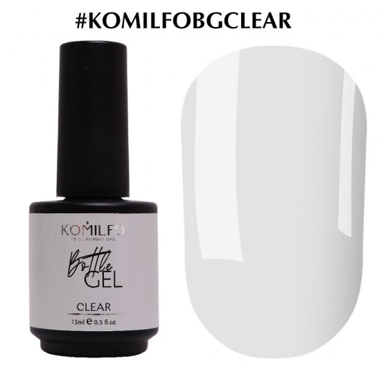 Komilfo Bottle Gel Clear 15 ml with brush