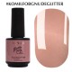 Komilfo Bottle Gel Nude Glitter 15 ml with brush
