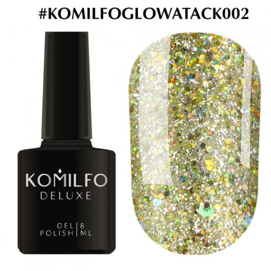 Gel polish 002 8 ml Glow Attack Komilfo