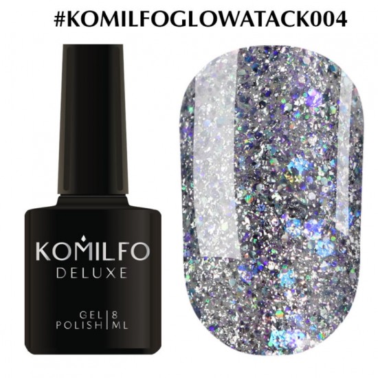 Gel polish 004 8 ml Glow Attack Komilfo