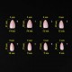 Komilfo SoFast Nail Forms Nude Almond Short 300 pcs