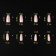 Komilfo SoFast Nail Forms Nude Soft Square Medium 300 pcs