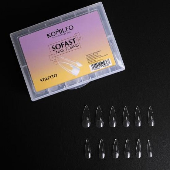 Komilfo SoFast Nail Forms Stiletto 240 pcs